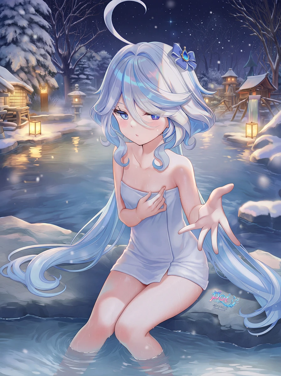 フリーナ と温泉タイム～♡